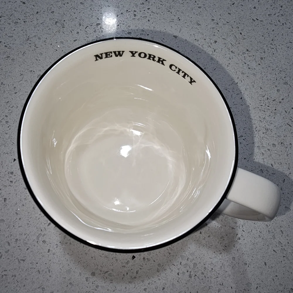 Starbucks 2010 New York City 3D Relief Skyline Mug 16oz Taxi